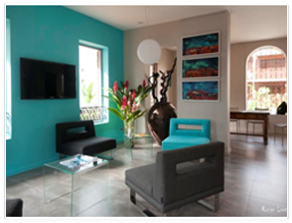 lounge vignette